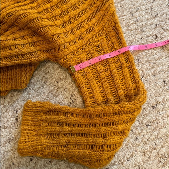 *3 for $9* Mustard Knit Cardigan - Picture 9 of 11